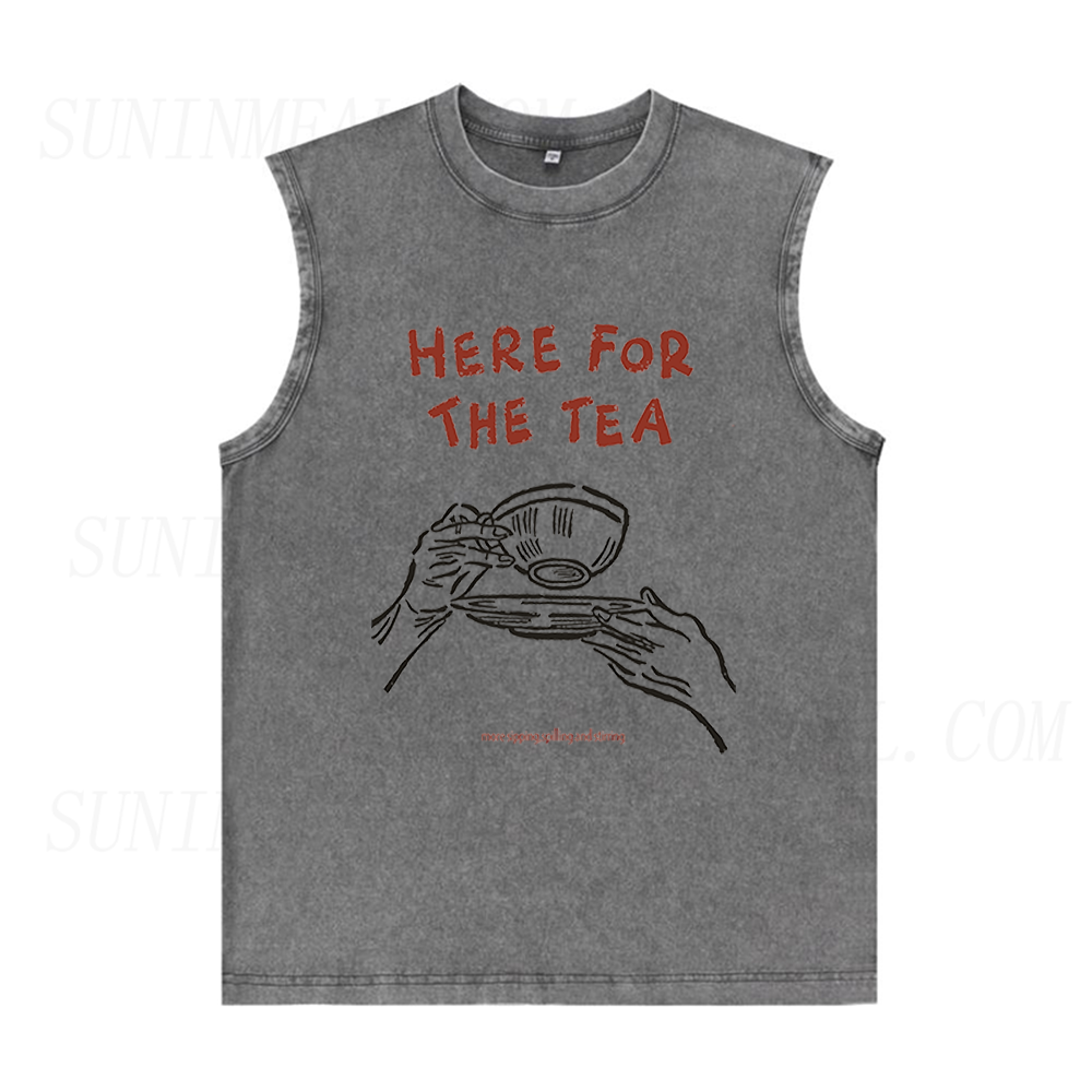 Here for The Tea Unisex Tank Top