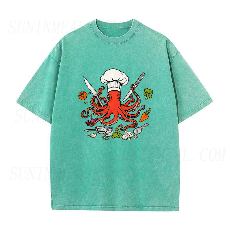 Octopus Chef Unisex Tee
