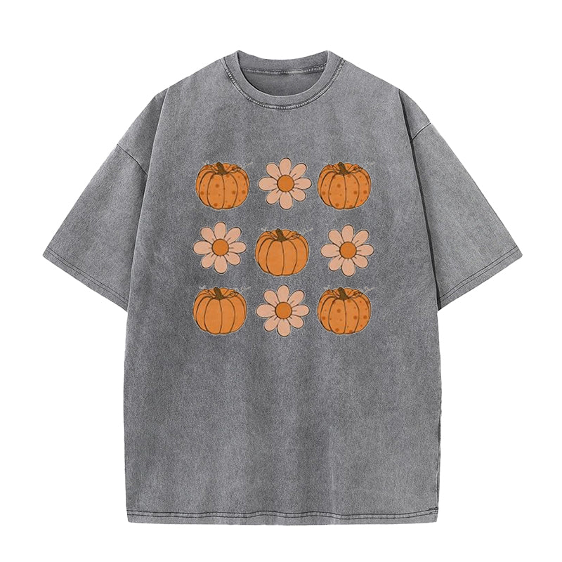 vintage floral Pumpkins Unisex Tee