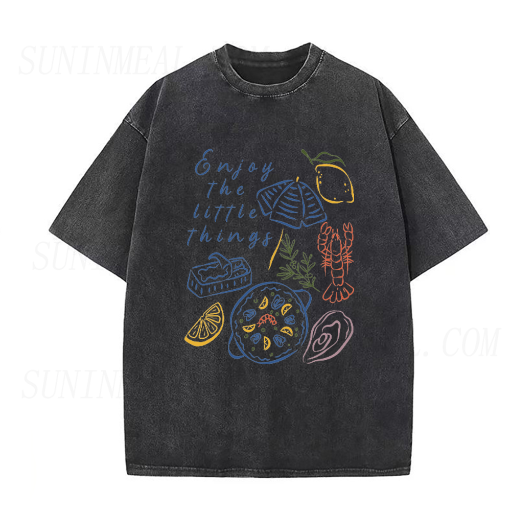 Enjoy The Little Things Seafood Unisex Tee