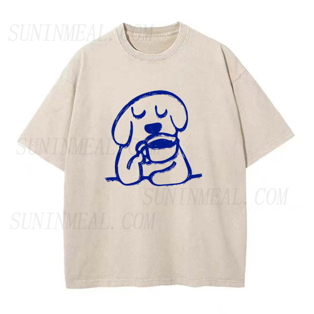 coffee dog Unisex Tee