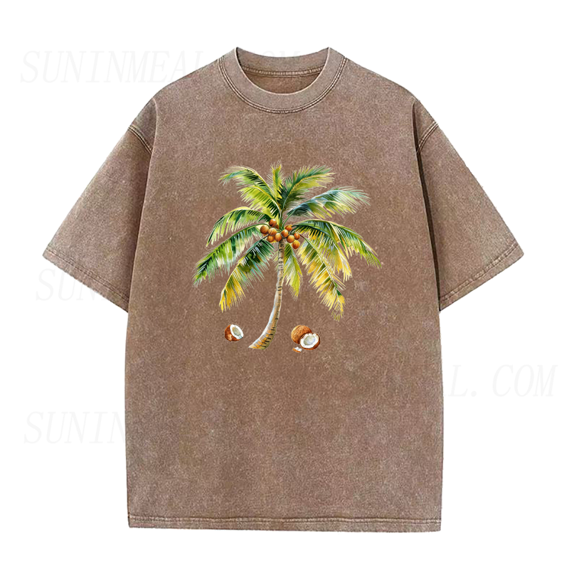 Coconut Palm Tree Unisex Tee