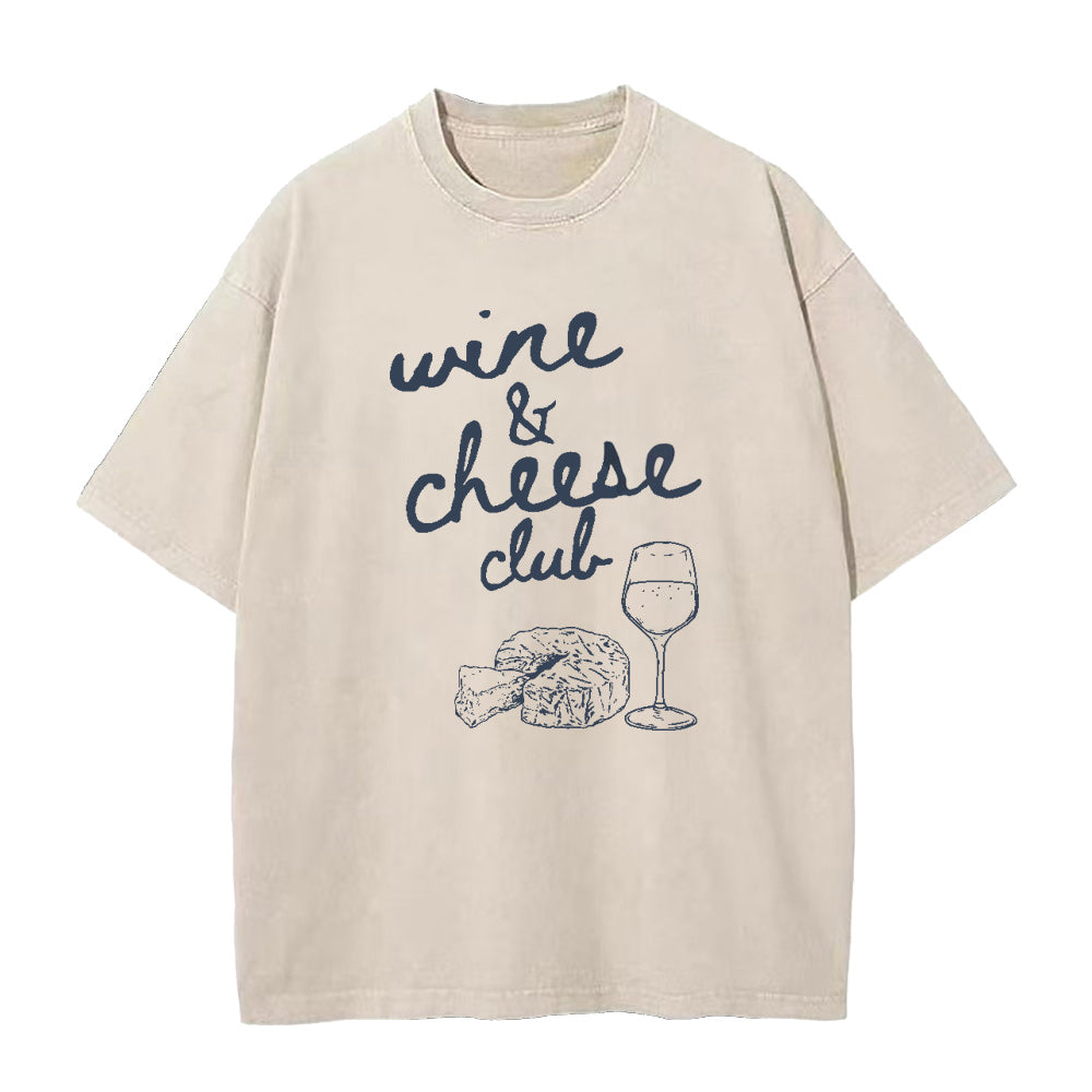 Wine Cheese Club Unisex Tee