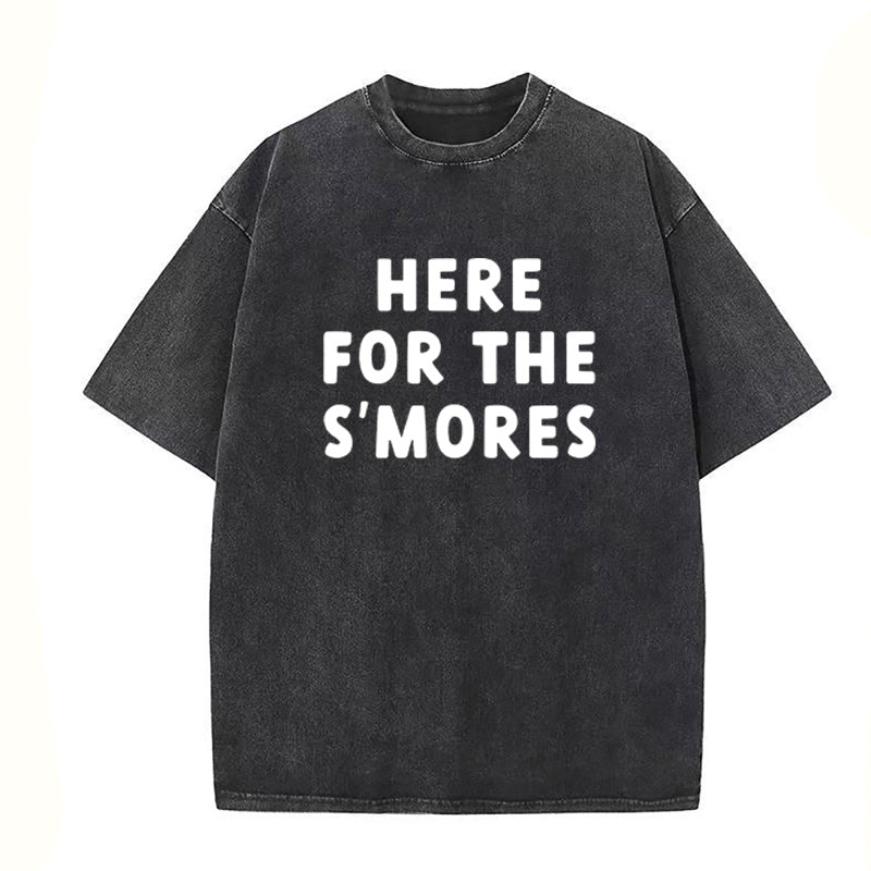 Here For The S'Mores Unisex Tee