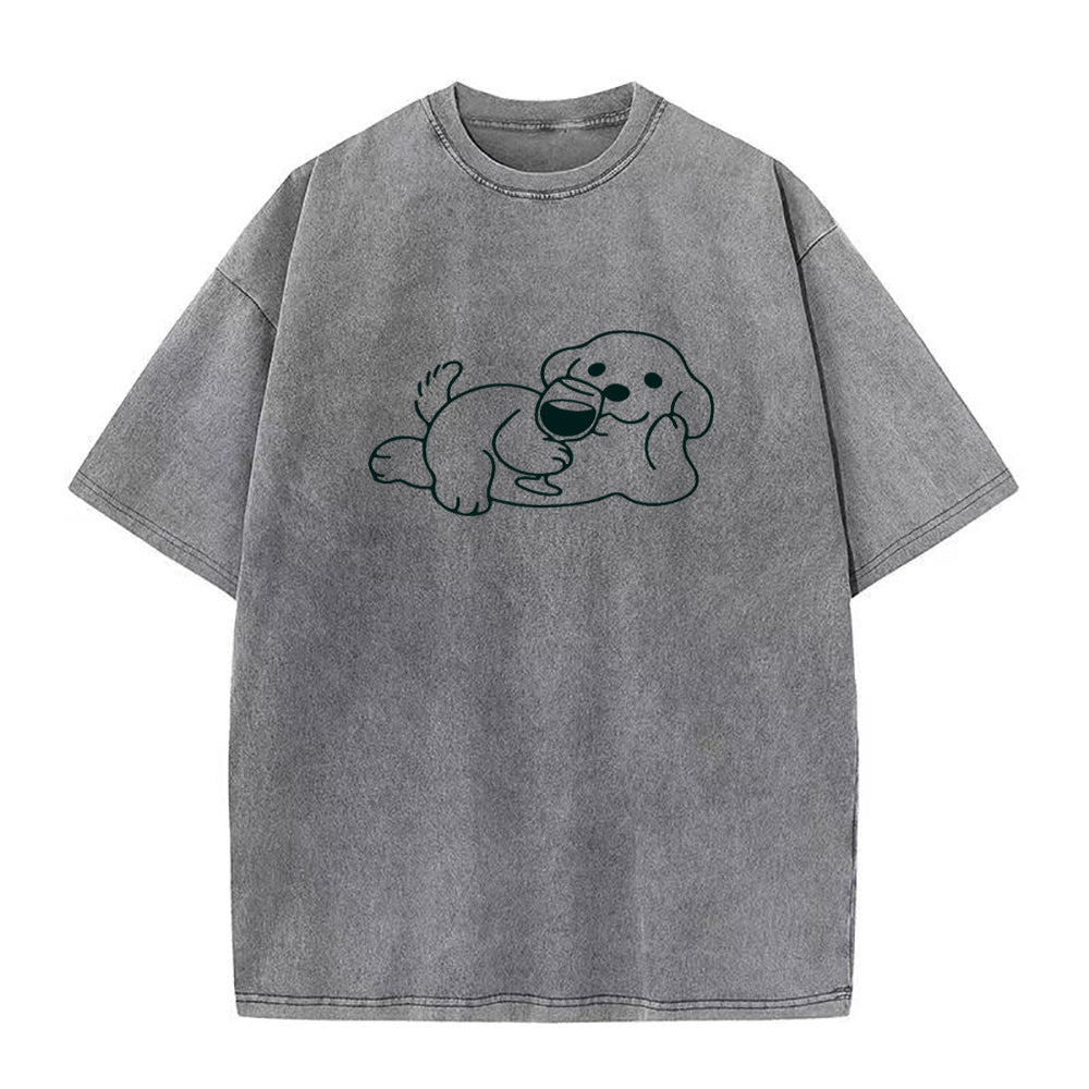 Wine Dog Unisex Tee