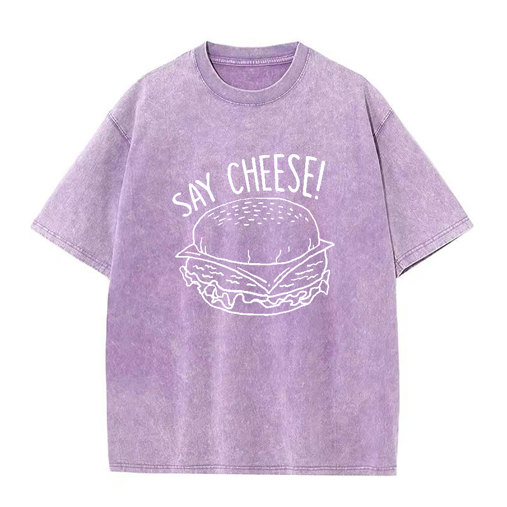 チーズユニセックスTシャツ