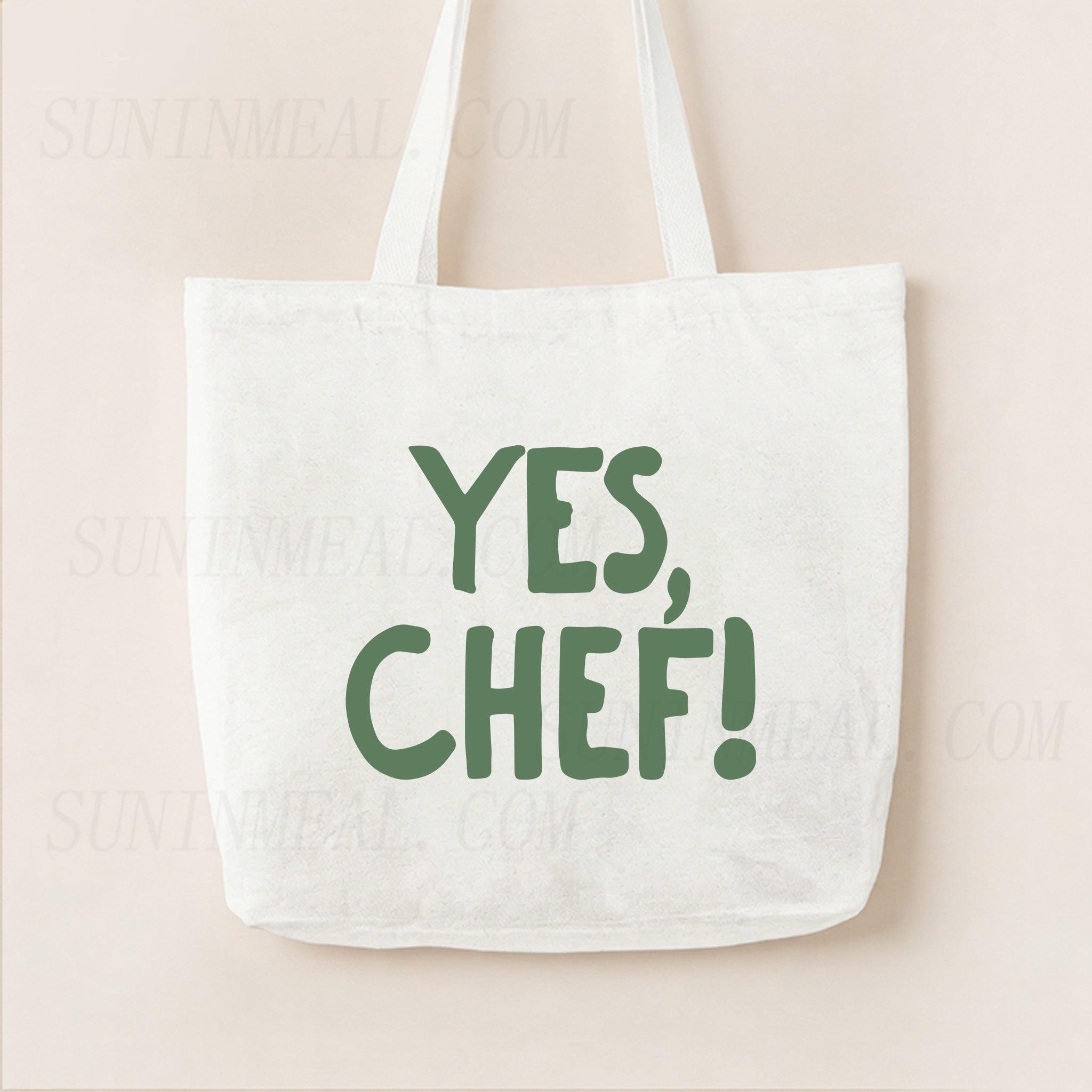Yes Chef Canvas Tote Bag