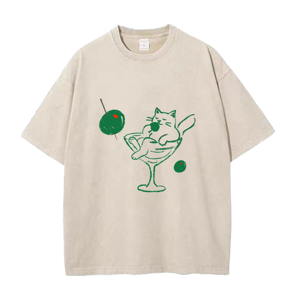 キャッツ・アンド・マティーニ ユニセックスTシャツ