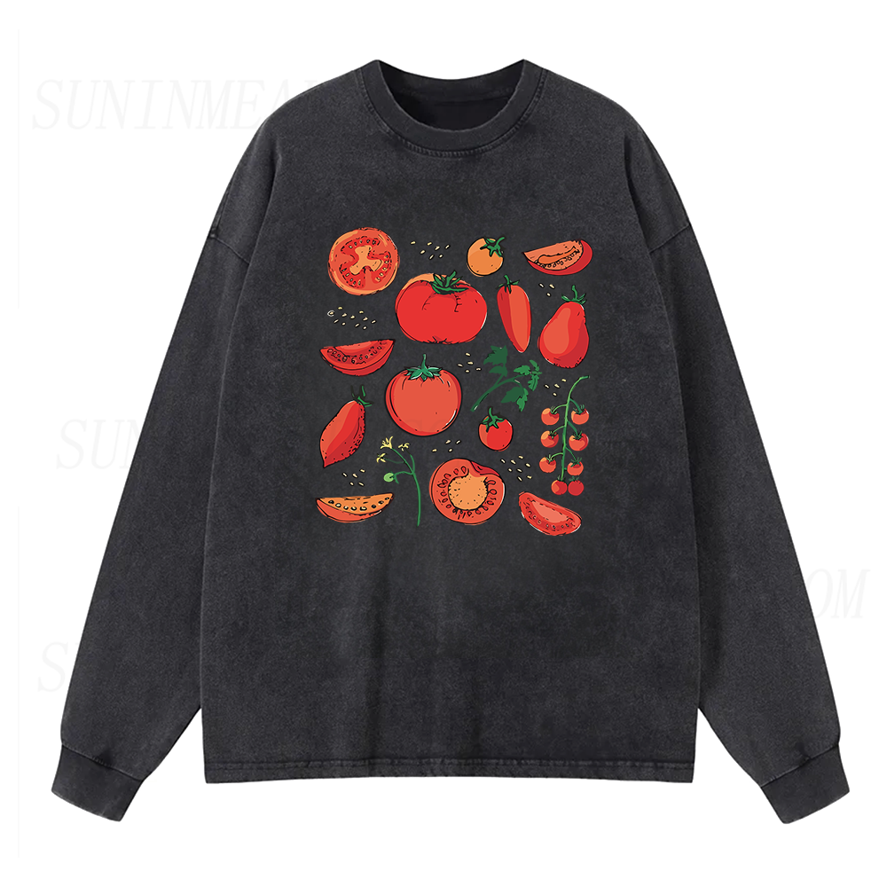 Tomato Long Sleeve Unisex Tee