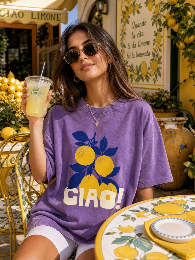 Ciao Italian Lemons Unisex Tee