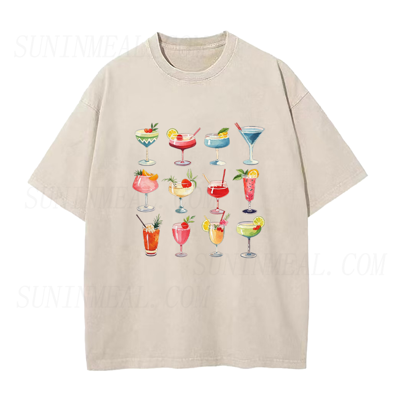Watercolor Cocktail Collection Unisex Tee