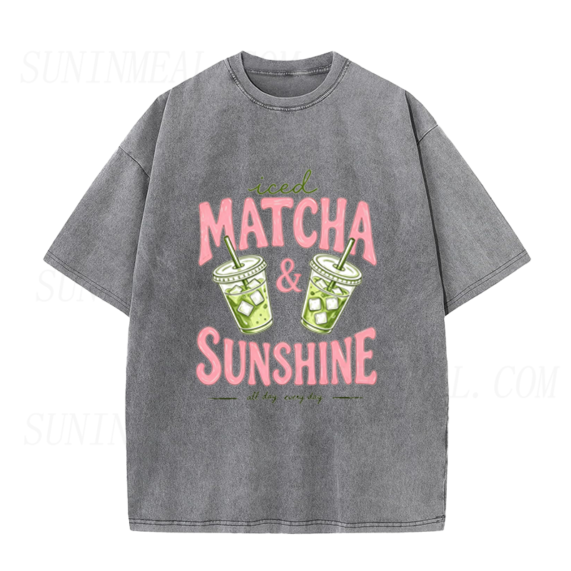 Iced Matcha & Sunshine Unisex Tee