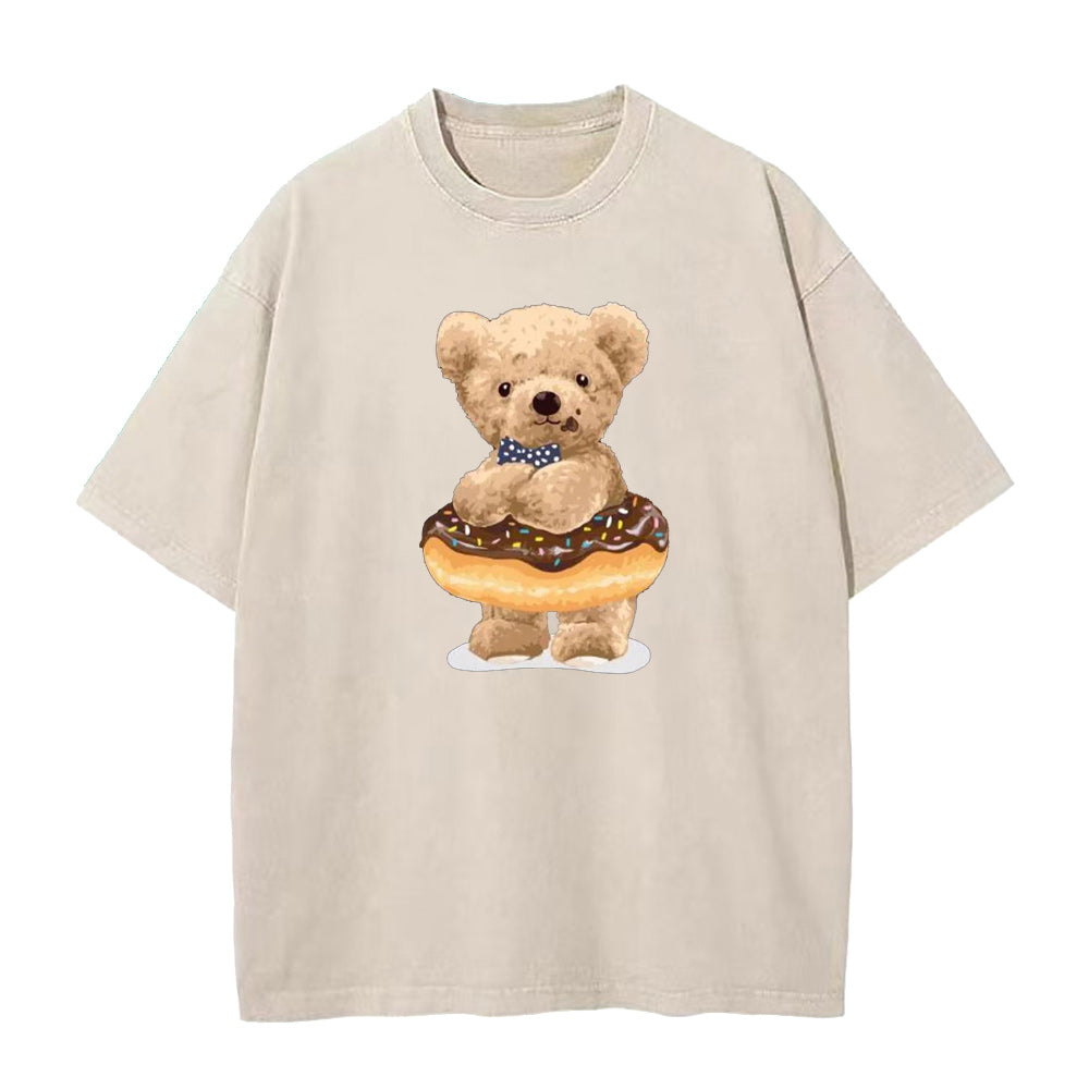 ドーナツラバーズベアーズユニセックスTシャツ