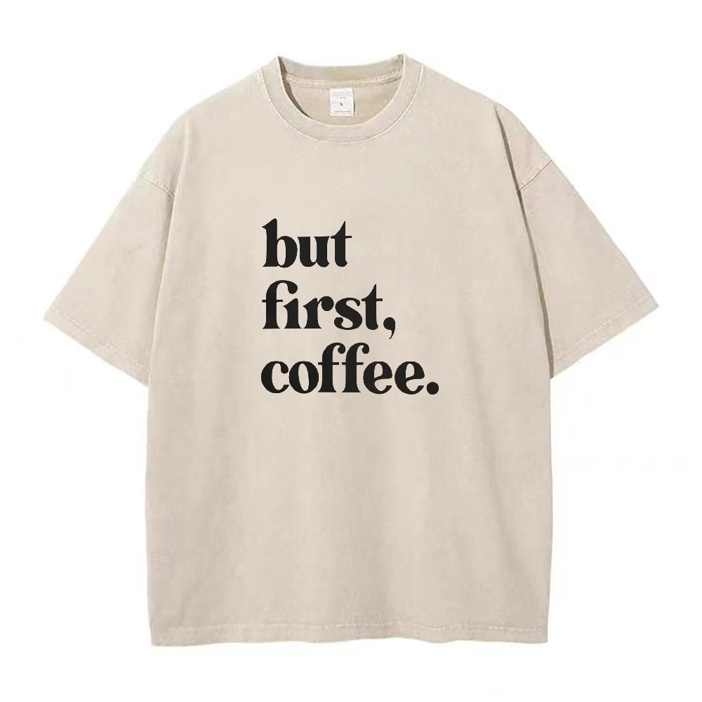 but first coffee Unisex Tee