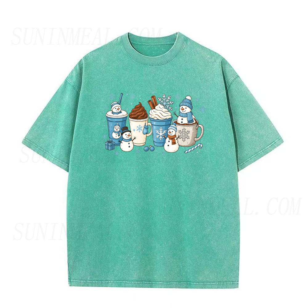 Snowman Coffee Unisex Tee