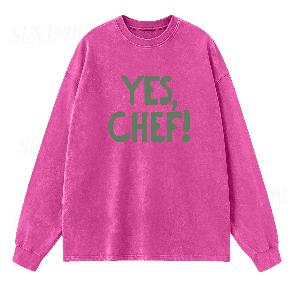 Yes Chef Long Sleeve Unisex Tee