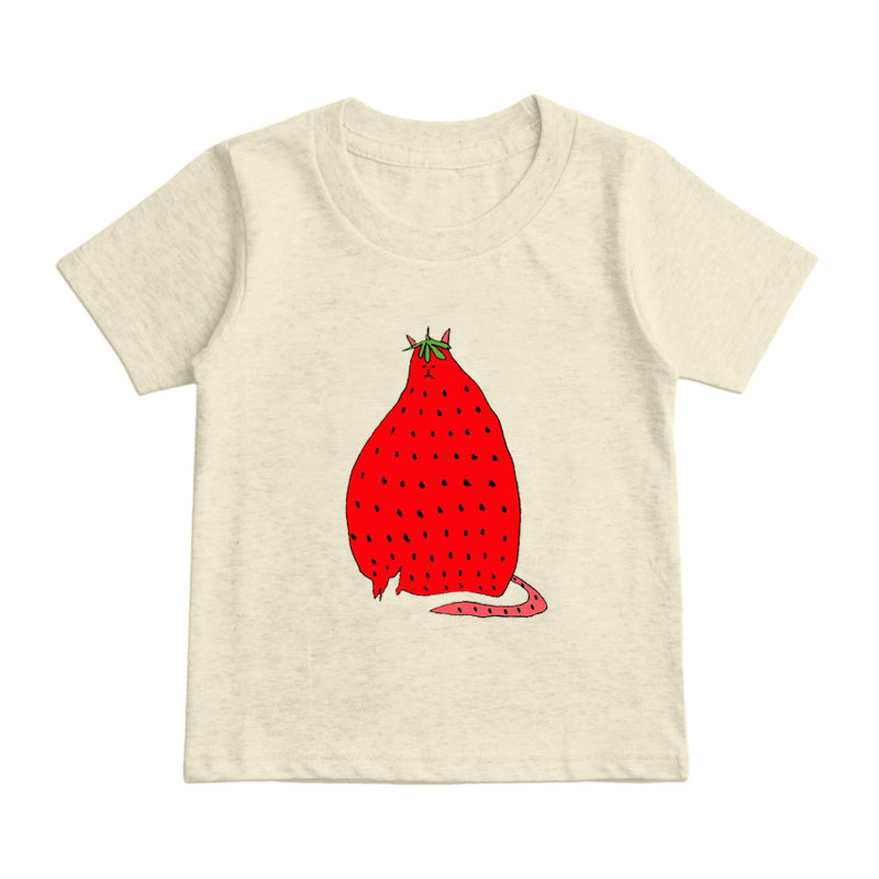 Strawberry Cat Kids T-Shirt