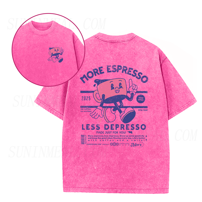 More Espresso Less Depresso Unisex Tee