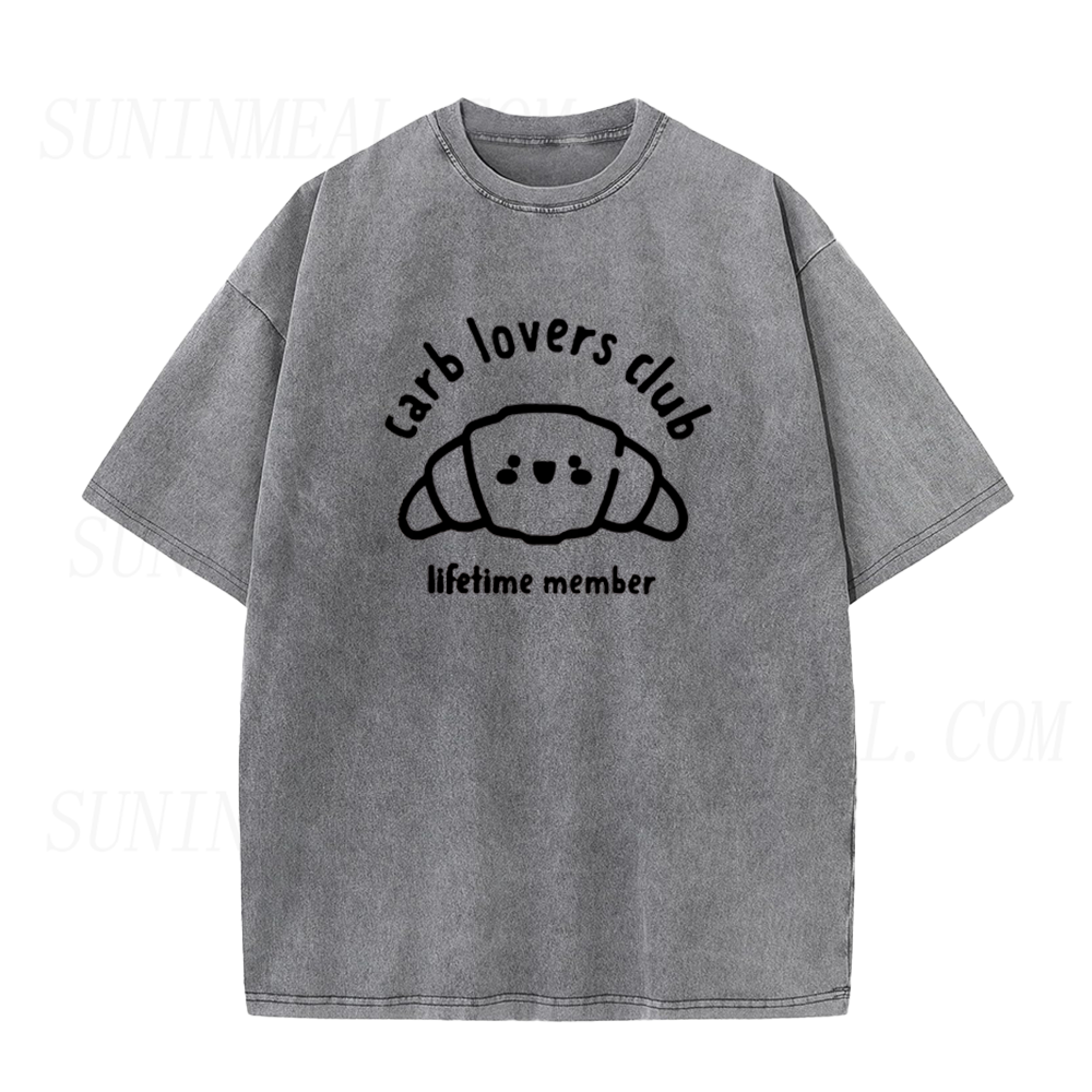 Carb Lovers Club Lifetime Member Croissant Unisex Tee
