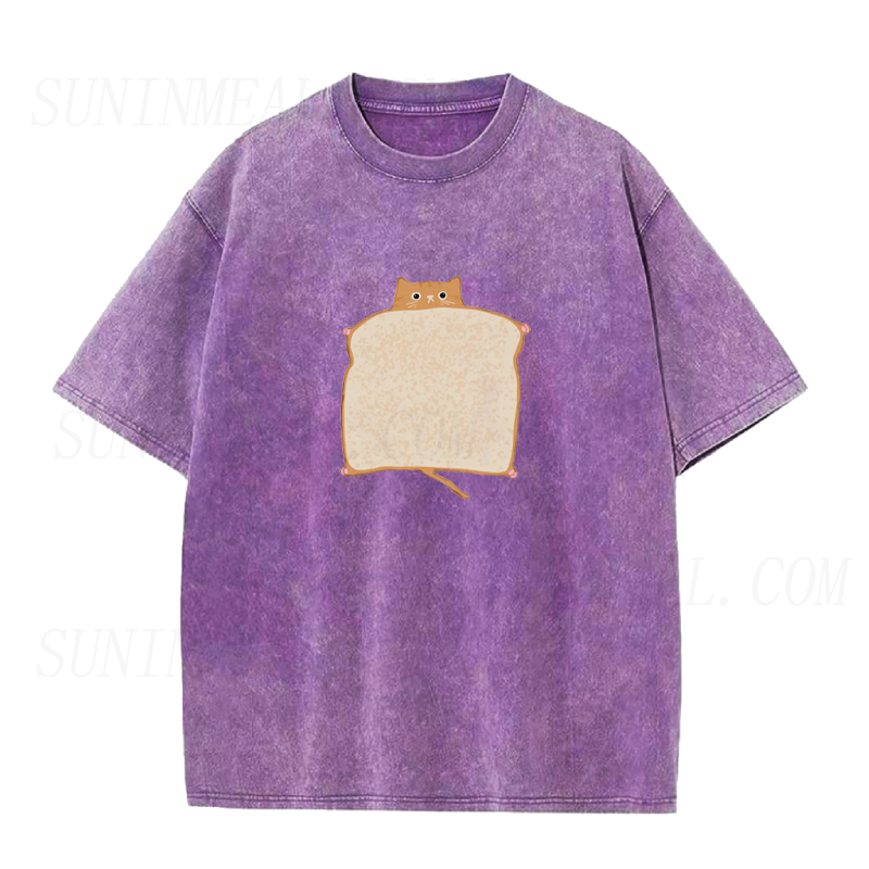 Funny Bread Cat Unisex Tee