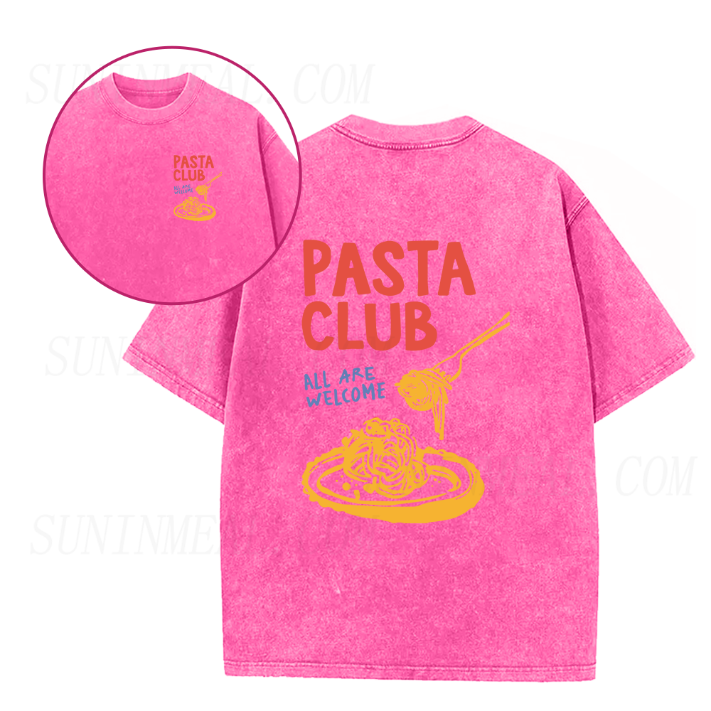 Pasta Club All Are Welcome Unisex Tee