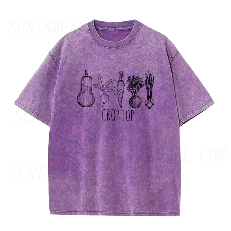 Crop Top Veggies Unisex Tee