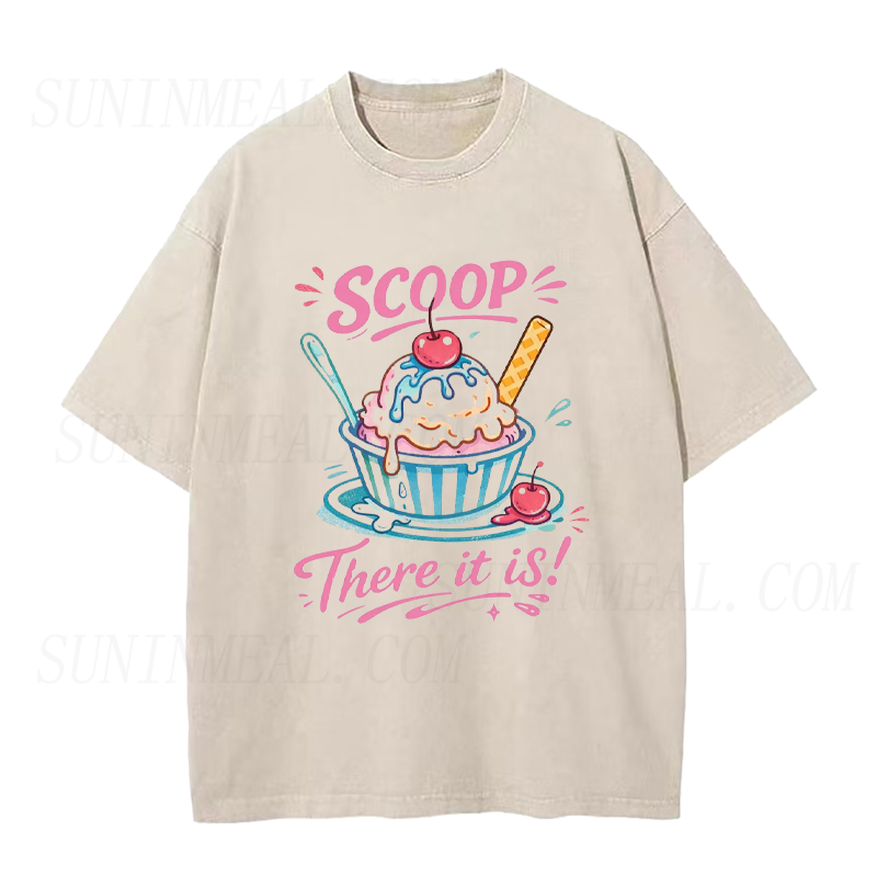 Scoop There It Is Ice Cream Unisex Tee