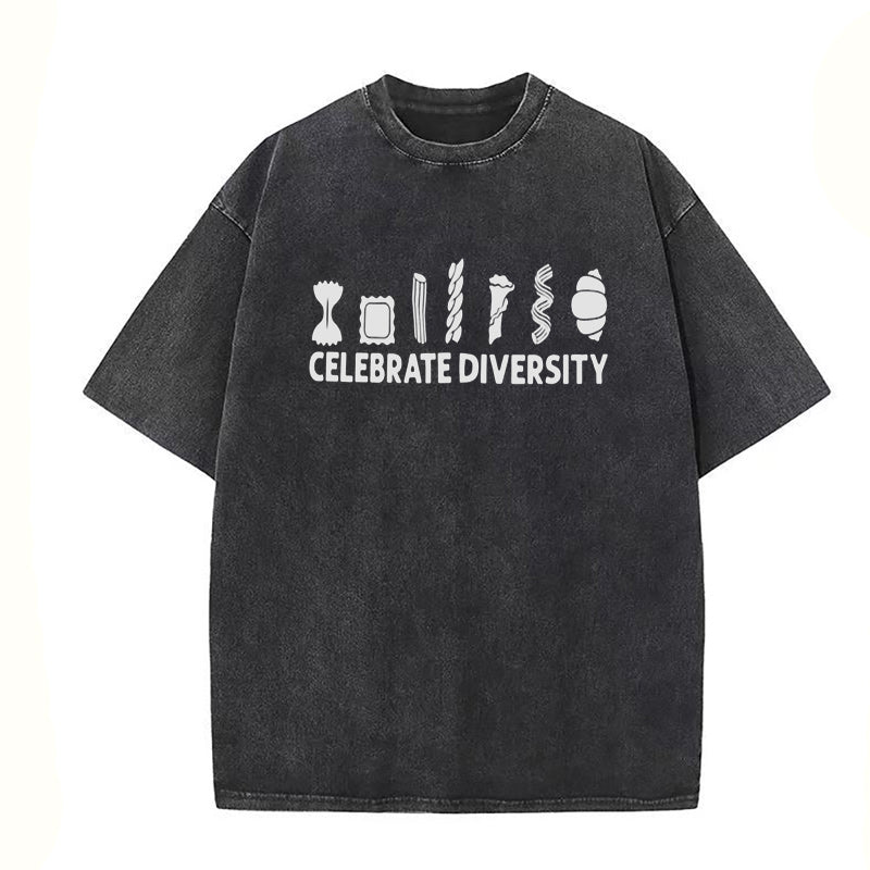 Celebrate Diversity Pasta Unisex Tee