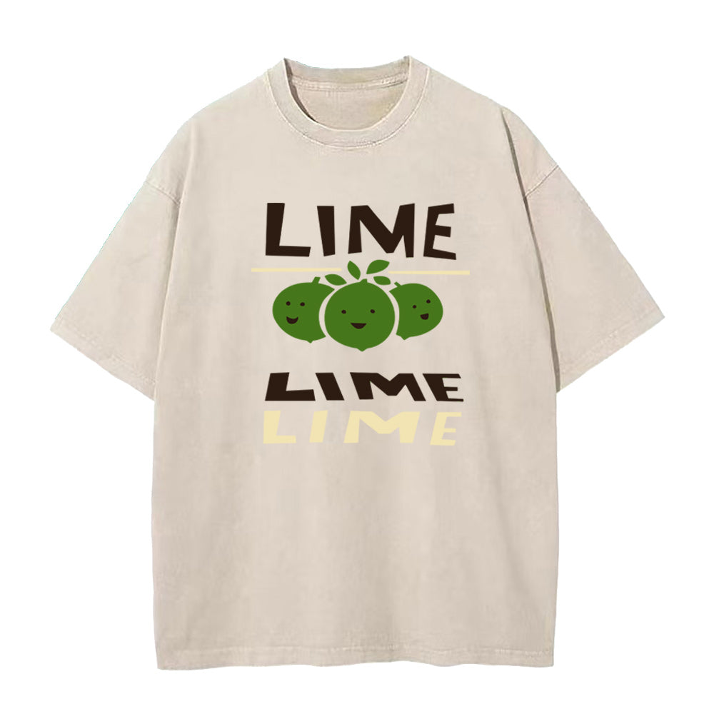 ライムユニセックスTシャツ