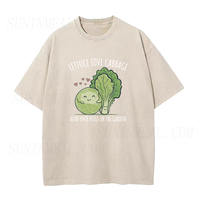 Lettuce Love Cabbage Gardening Tee