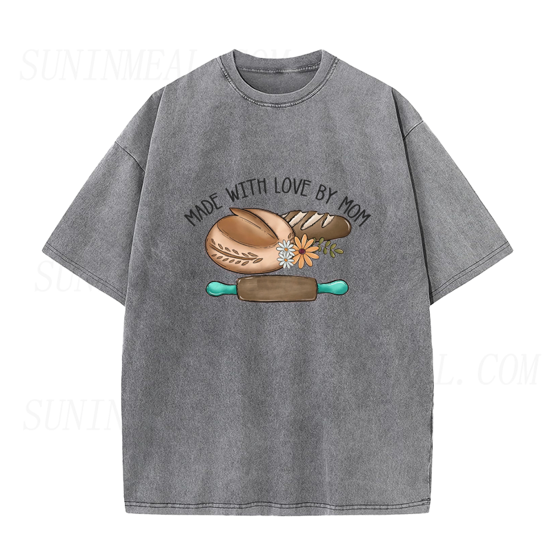 Made with Love Baked By Mom Unisex Tee
