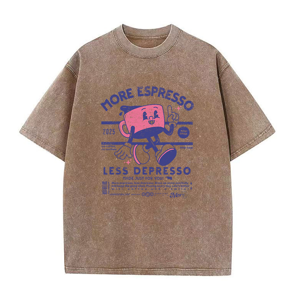 モア・エスプレッソ・レス・デプレッソ ユニセックスTシャツ