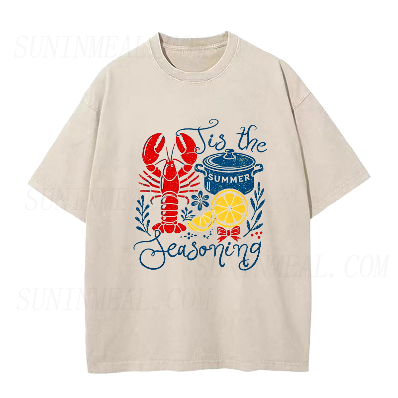 Tis The Seasoning Lobster Unisex Tee