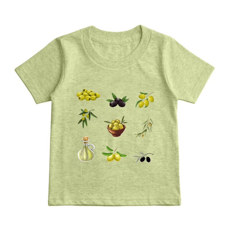 Mediterranean Olive Oil Kids T-Shirt