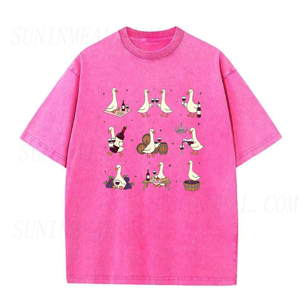 Silly Goose Wine Lover Unisex Tee