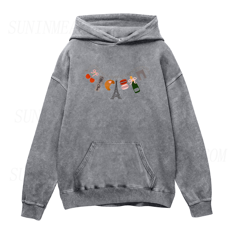 Paris Charm Bracelet Unisex Hoodie