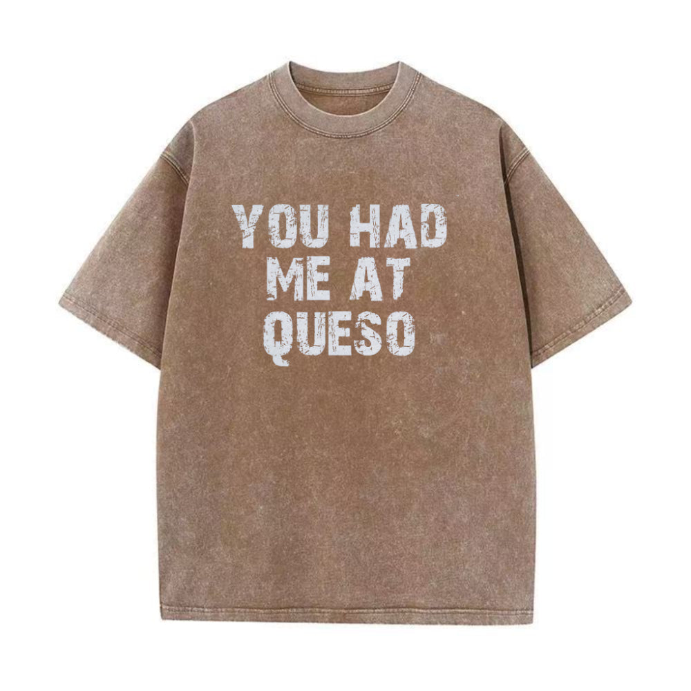 QuesoユニセックスTシャツで私を虜にした