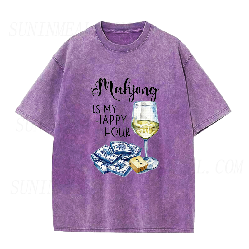 Mahjong Happy Hour Unisex Tee