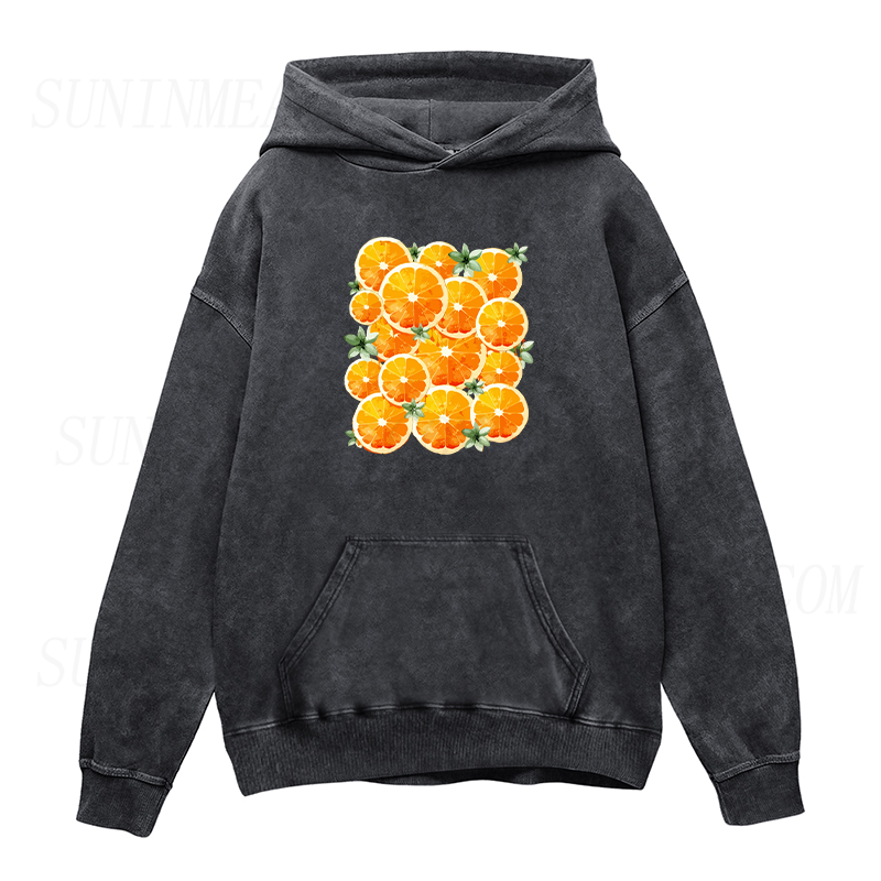 Vibrant Orange Unisex Hoodie