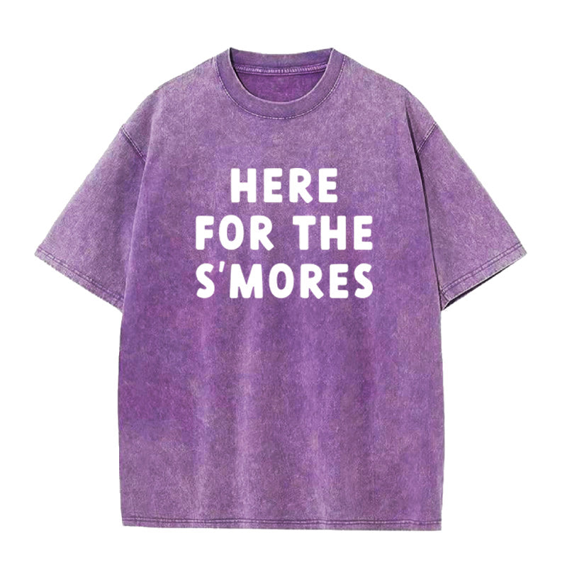Here For The S'Mores Unisex Tee