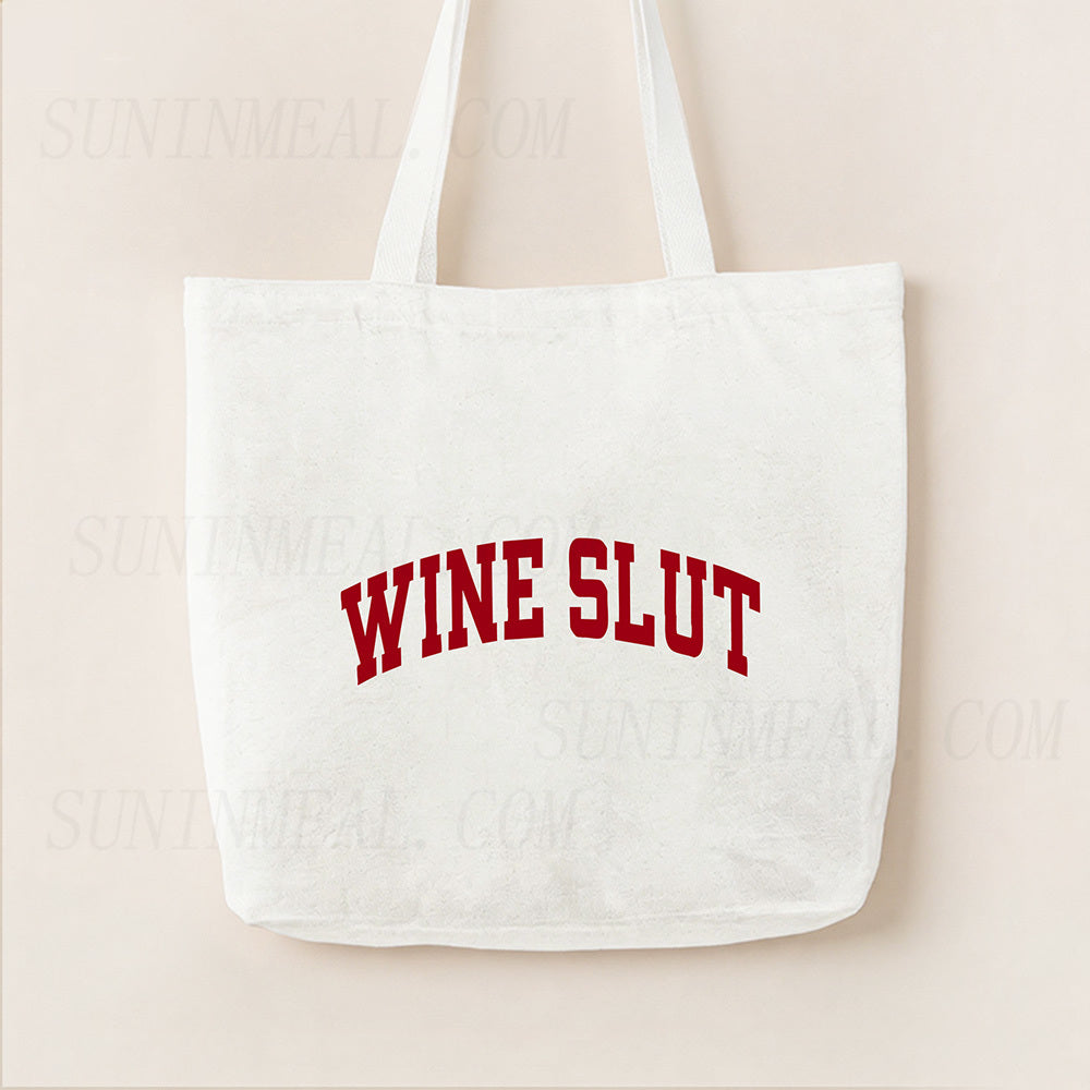 Wine Slut Canvas Tote Bag