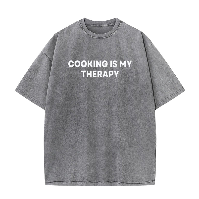 Cooking Is My Therapy Unisex Tee