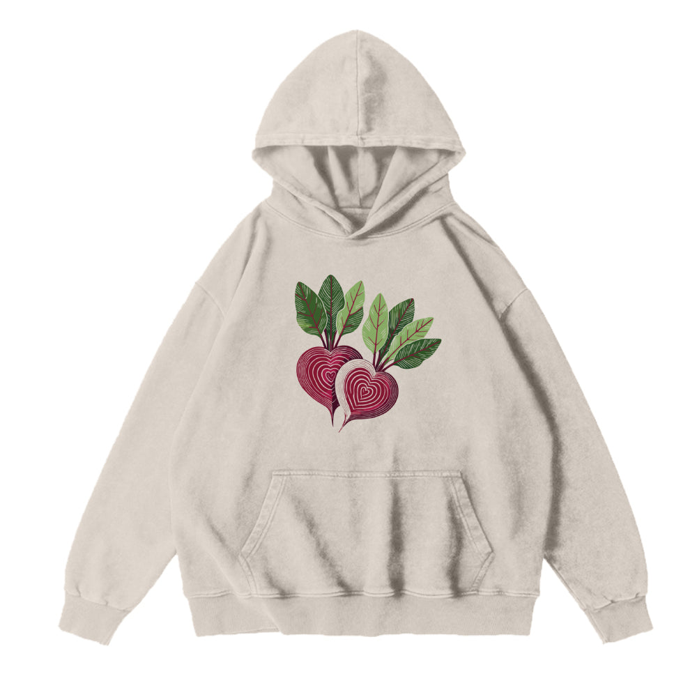 Beet heart Unisex Hoodie