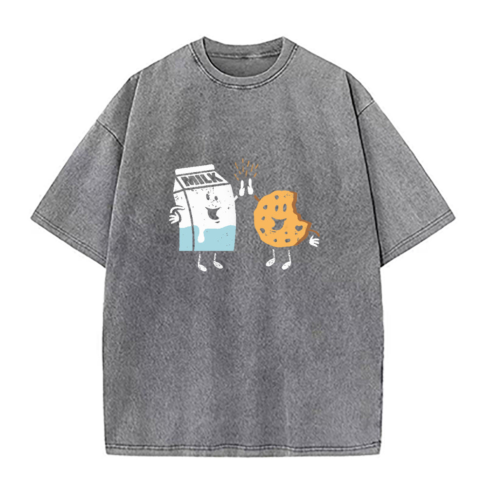 ミルク＆クッキーズ ユニセックスTシャツ