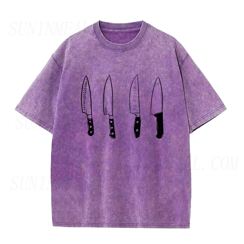 Vintage Chef Knives Unisex Tee