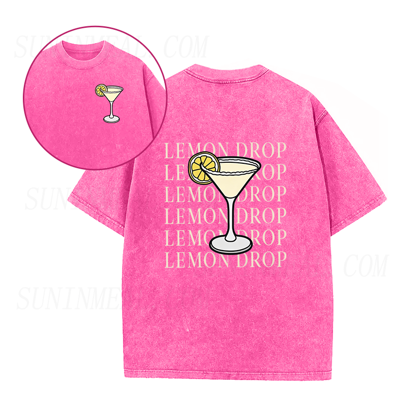 Lemon Drop Cocktail Unisex Tee
