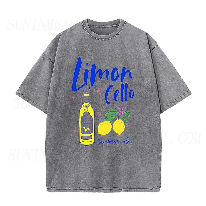 Italian La Dolce Vita Limoncello Unisex Tee