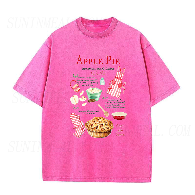 Apple Pie Recipe Unisex Tee