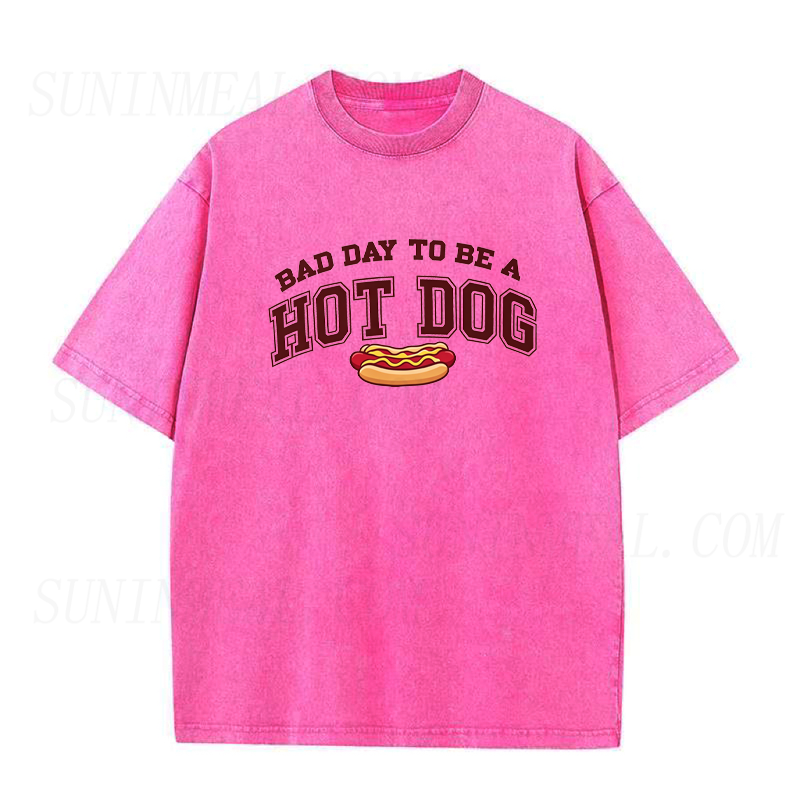 Bad Day To Be A Hot Dog Unisex Tee