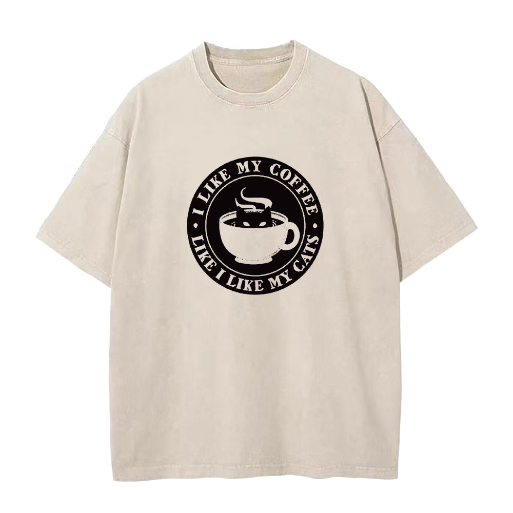 猫が好きみたいにコーヒーが好き ユニセックスTシャツ